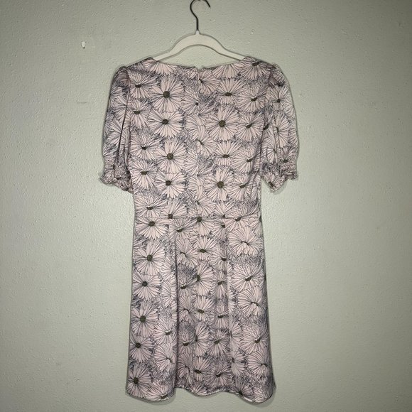 Wayf Beatrix Daisy Floral Short Sleeve Mini Dress - Picture 2 of 5